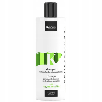 Vis Plantis Vegan keratinový šampon na vlasy po keratinovém ošetření 400 ml