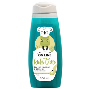 On Line Kids Time 2v1 gel a šampon pro děti +3 hrušková vůně 500ml