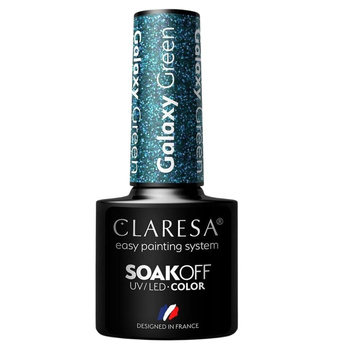 Claresa Galaxy Green Hybrid Lak na nehty 5g