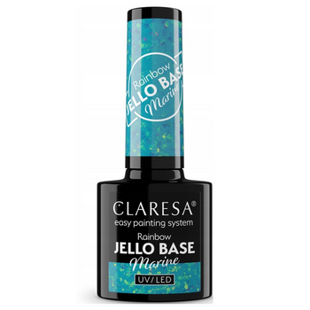 Claresa Hybridní lak na nehty Rainbow Jello Base 2v1 Marine 5g