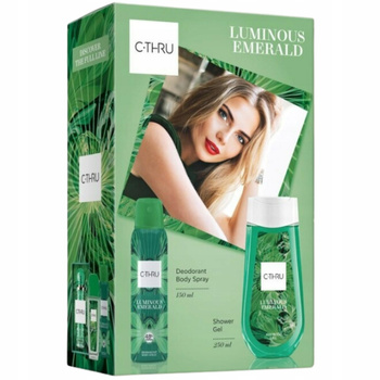 C-Thru Luminous Emerald Dárková sada dámské kosmetiky Gel + Deo