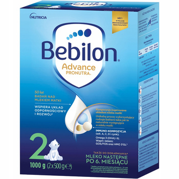 Bebilon Advence formulované mléko pro děti po 6 měsících. 2 1000 g