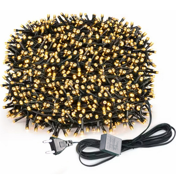 Vánoční osvětlení LED osvětlení vánočního stromku teplé venkovní x 1000