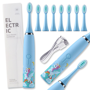 Sonický elektrický zubní kartáček pro děti + 8 tipů