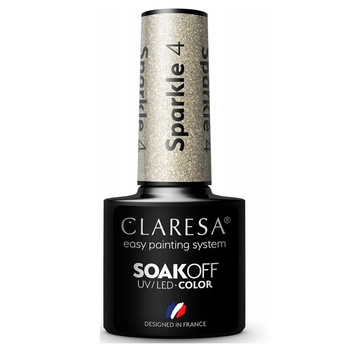Claresa Hybridní lak na nehty Sparkle 4 5g