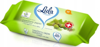 LULA Vlhčený toaletní papír z dubové kůry 40 ks