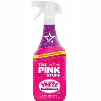 The Pink Stuff Window Glass Liquid pro okna, skla a zrcadla Růžový ocet 850 ml