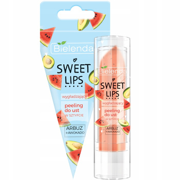 Bielenda Sweet Lips Cukrový peeling na rty vyhlazující meloun avokádo