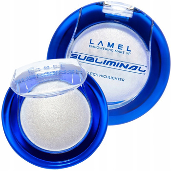 Lamel Subliminal Glitch Highlighter Stříbrný zvýrazňovač Wet Skin Effect 01