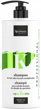 Vis Plantis Veganský šampon na vlasy po narovnání keratinem 1000 ml 1L