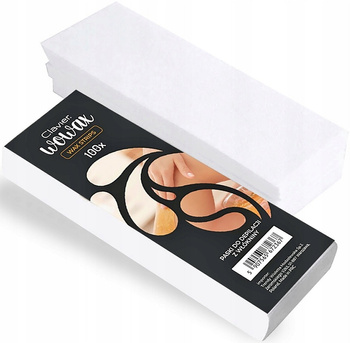 Silné netkané voskové depilační proužky 100 ks.