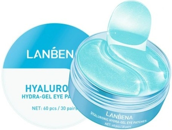 Lanbena Hyaluron Hydrogel oční náplasti 60 ks