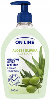 On Line dávkovač krémového mýdla Aloe Olive 500 ml