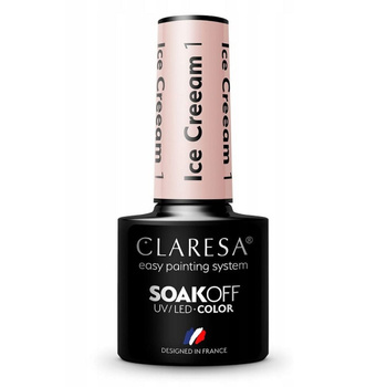 Claresa Hybridní lak na nehty Ice Cream 1 5g