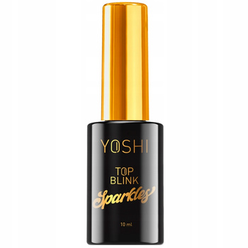 Yoshi Blink Sparkles No Wipe Nail Top with Pearl Particles 10ml