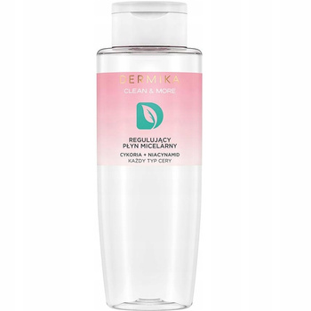 Dermika Clean More Micelární tekutina na odlíčení Cykoria Nacinamide 200 ml