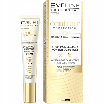 Eveline Contour Correction Cream Filler Modeling Eye Contour Lips 20ml