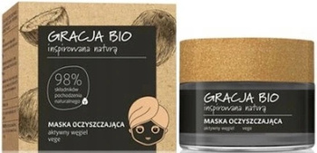 GRACJA Čistící maska ​​s aktivním uhlím 50ml