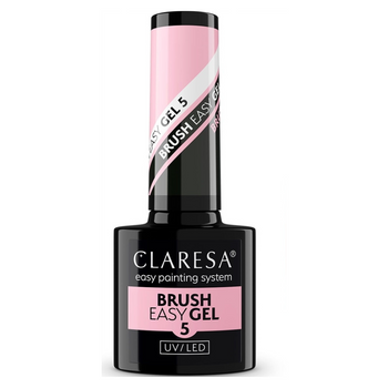 Claresa Easy Brush Gel Gel na nehty ve štětci 5 Delicate Pink Nude 5g