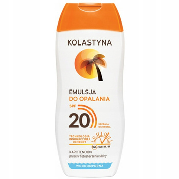 Kolastyna voděodolná tělová emulze na opalování SPF20 200 ml