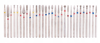 Sada diamantových fréz Sunone Gradations Fine Medium Strong 30 kusů