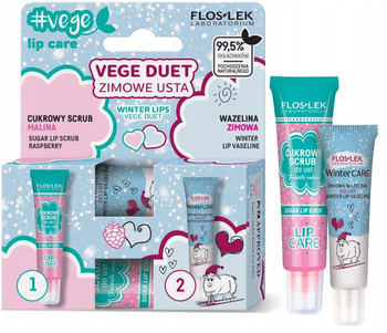 Floslek Winter Lips Vazelína a Sugar Scrub Duet