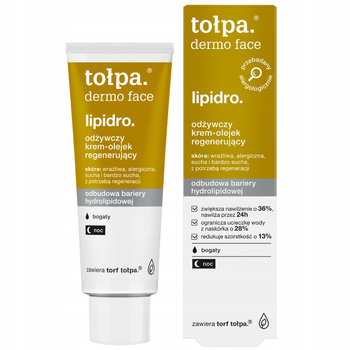 Tołpa Dermo Face Nourishing Oil Regenerační noční krém na obličej 40 ml