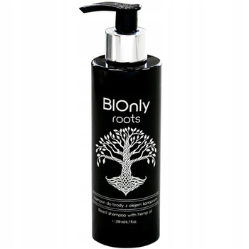 BIOnly Roots šampon péče o vousy s konopným olejem 200 ml