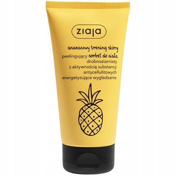 Ziaja Ananas Skin Training Sorbet Jemnozrnný tělový peeling 160 ml