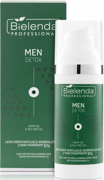 Bielenda Professional Men Detox 2v1 noční krém Booster Imperfections 30ml