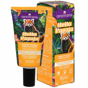 Orientana Hello Papaya lehký energizující denní krém na obličej 40 ml