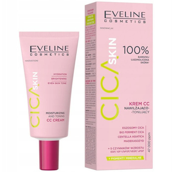 Eveline Cica Skin Hydratační CC pleťový krém večerní barva 30 ml