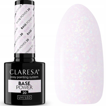 Claresa Base Power Acid-Free Hybrid Base Mléčná s opalescentní fólií 20
