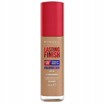 Rimmel Lasting Finish 35HR Moisturizing Face Foundation 303 Honey