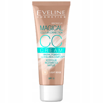 Eveline Magical CC krém Mattifying Face Foundation Light Beige SPF 15 30ml