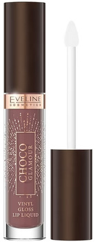 Eveline Choco Glamour Vinyl Liquid Lipstick Glossy Lips 02 Deep Cherry