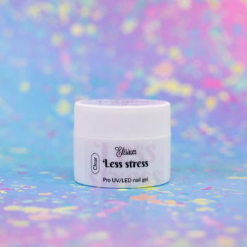 Elisium Less Stress UV/LED čirý gel na nehty 40 ml