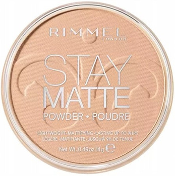 Matující matující pudr Rimmel Stay 005 Silky Beige