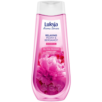 Luksja Aroma Senses Relaxační sprchový gel Pivoňka Bergamot 500 ml
