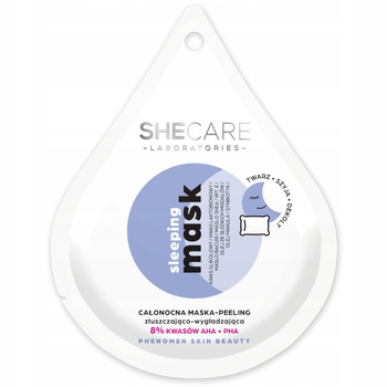 SheCare Sleeping Mask Celonoc Exfoliační pleťová peelingová maska ​​10ml