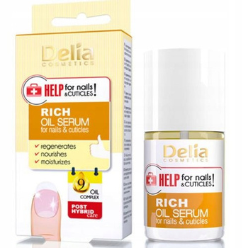 Delia Sérum na nehty a nehtovou kůžičku, komplex 9 olejů