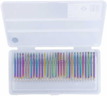 Sada diamantových řezaček Rainbow Unicorn 30 ks