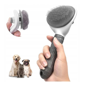 CoolStaff Samočistící kartáč pro psy a kočky