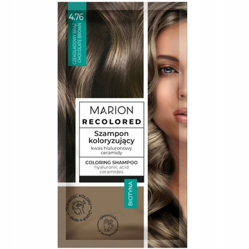 Marion Recolored Shampoo Coloring Shampoo 4,76 čokoládově hnědá