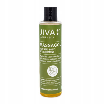 Jiva Massagol Ashwagandha masážní olej Centella a mandle 200 ml