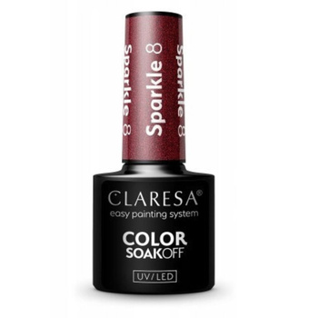 Claresa Hybridní lak na nehty Sparkle 8