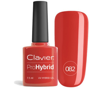 Clavier Hybridní lak na nehty červený 082 7,5 ml