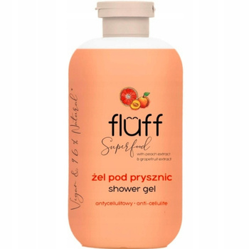 Sprchový gel Fluff Anti-Cellulite Fruity Peach Grapefruit 500 ml