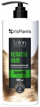 Vis Plantis Hair Shampoo Keratin poškozené a lámavé vlasy 1000 ml 1L