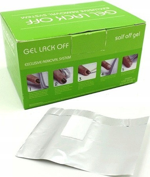 Fólie s vatovým tamponem na odstraňování gelových hybridů, 100 kusů